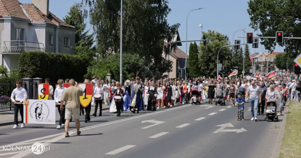 600 lat Kolna z lotu ptaka