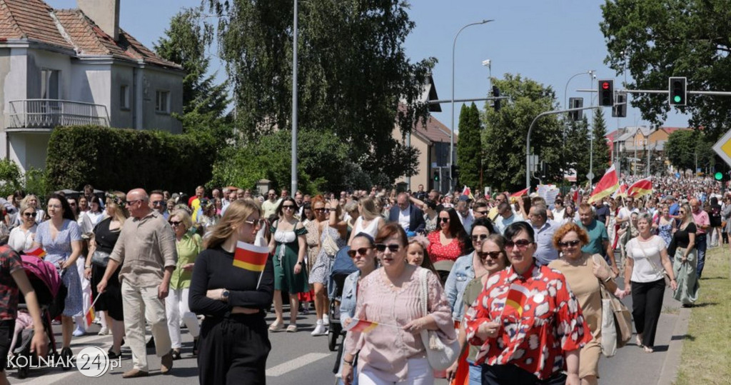 600 lat Kolna z lotu ptaka