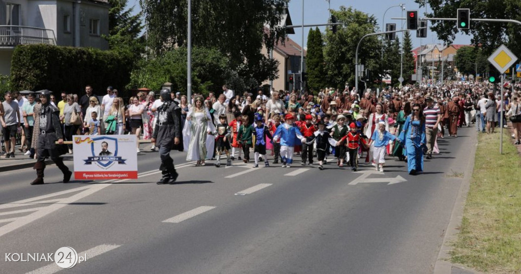 600 lat Kolna z lotu ptaka