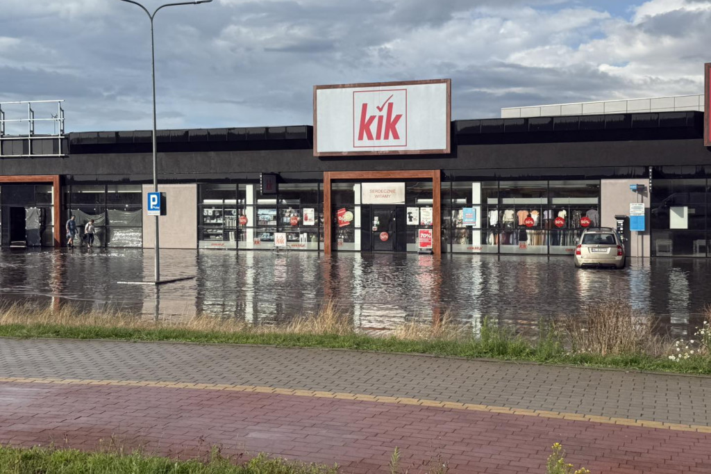 Ulewa w Kolnie