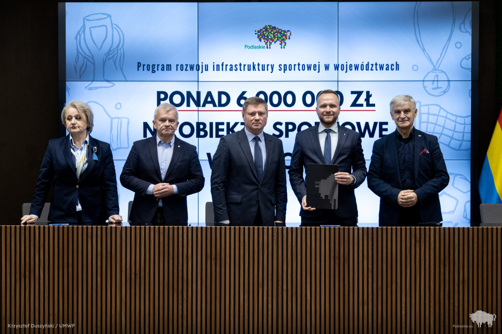 6 mln zł dla podlaskich gmin na inwestycje sportowe
