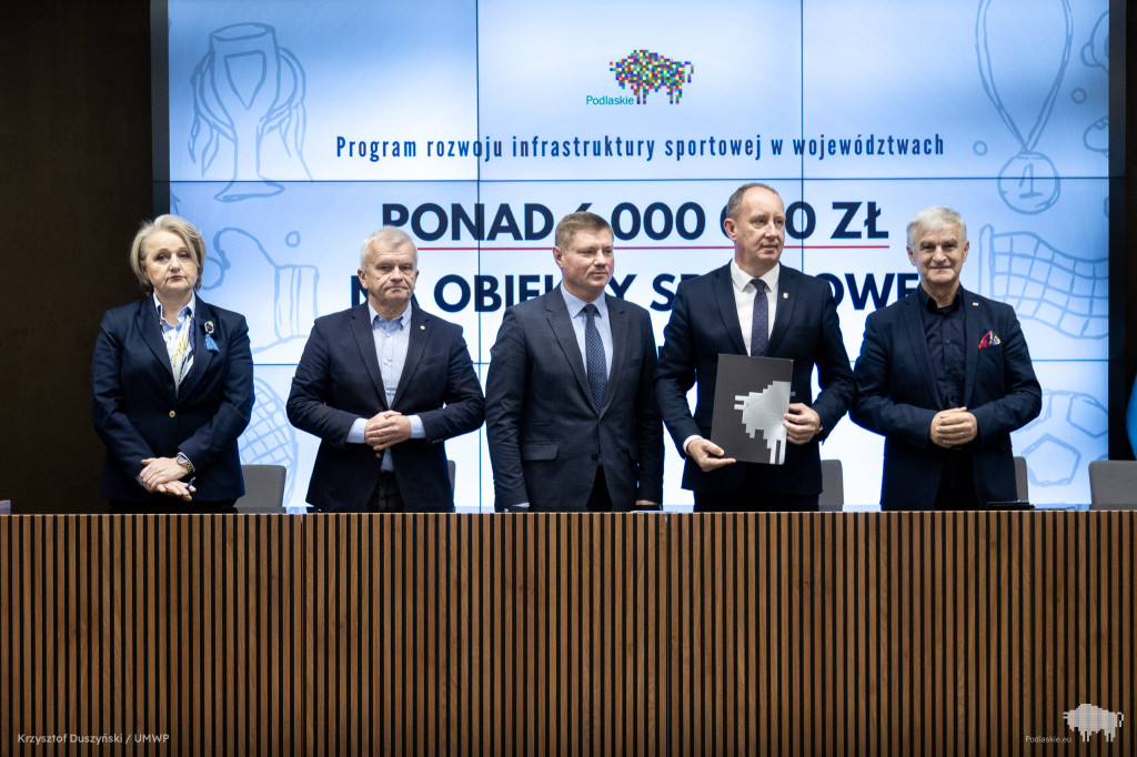 6 mln zł dla podlaskich gmin na inwestycje sportowe
