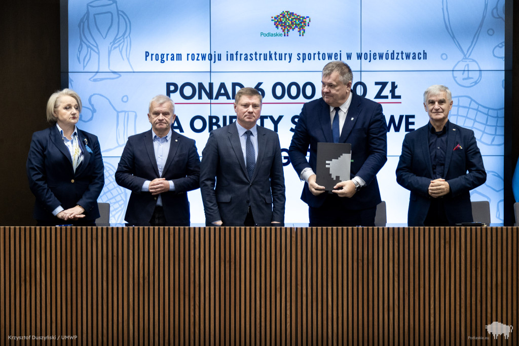 6 mln zł dla podlaskich gmin na inwestycje sportowe