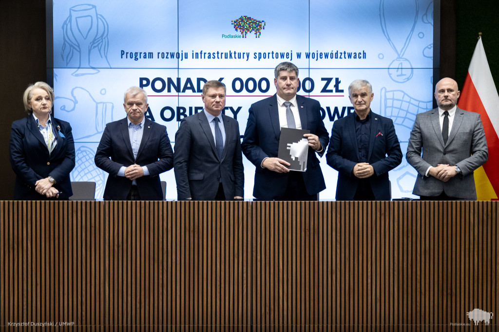 6 mln zł dla podlaskich gmin na inwestycje sportowe