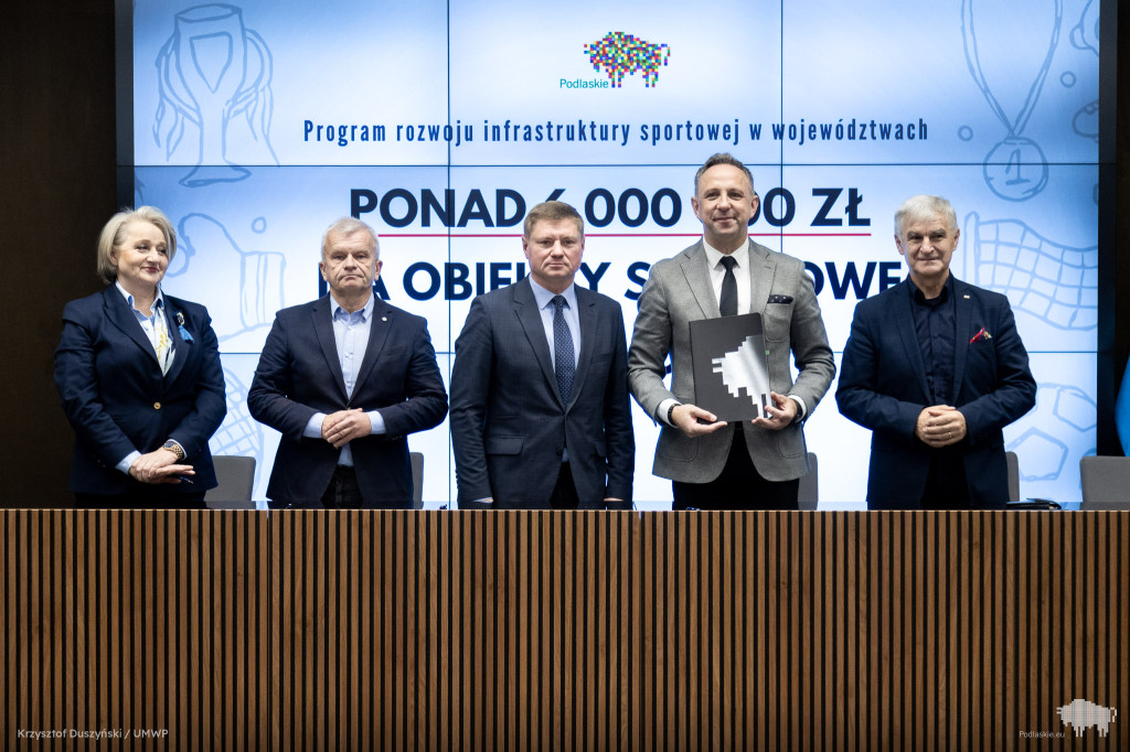 6 mln zł dla podlaskich gmin na inwestycje sportowe