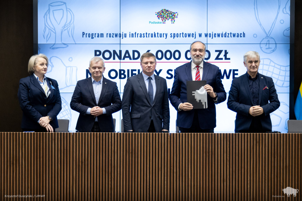 6 mln zł dla podlaskich gmin na inwestycje sportowe