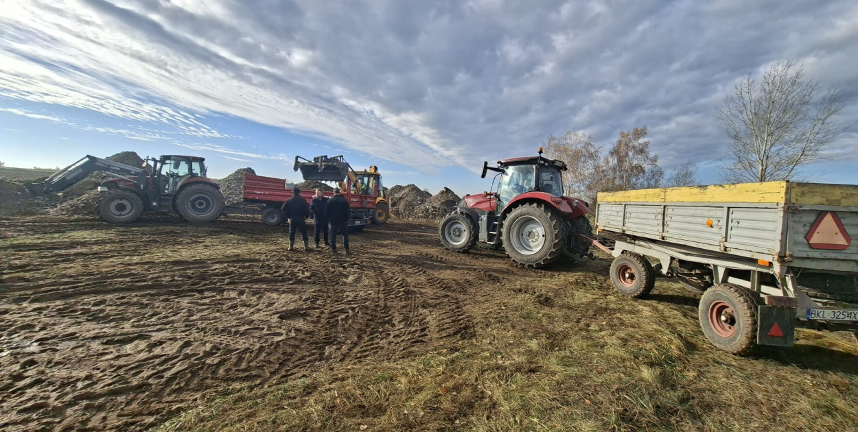 Prace drogowe w gminie