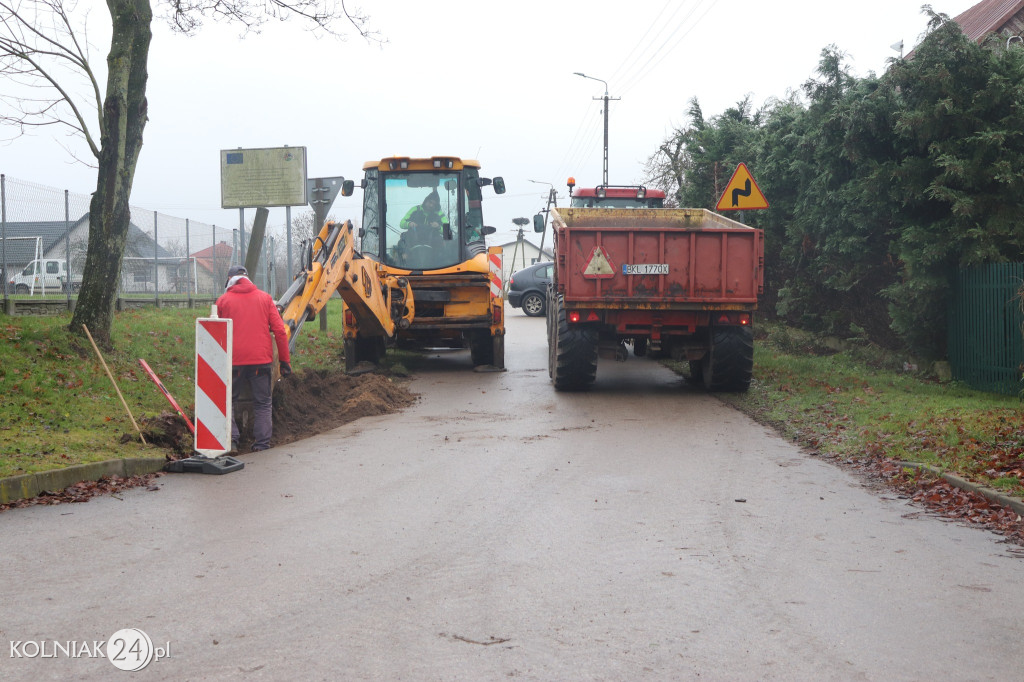 Prace drogowe w gminie