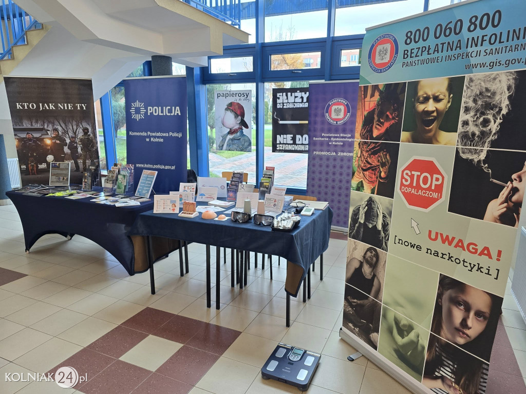 Stoisko w ZST Kolno