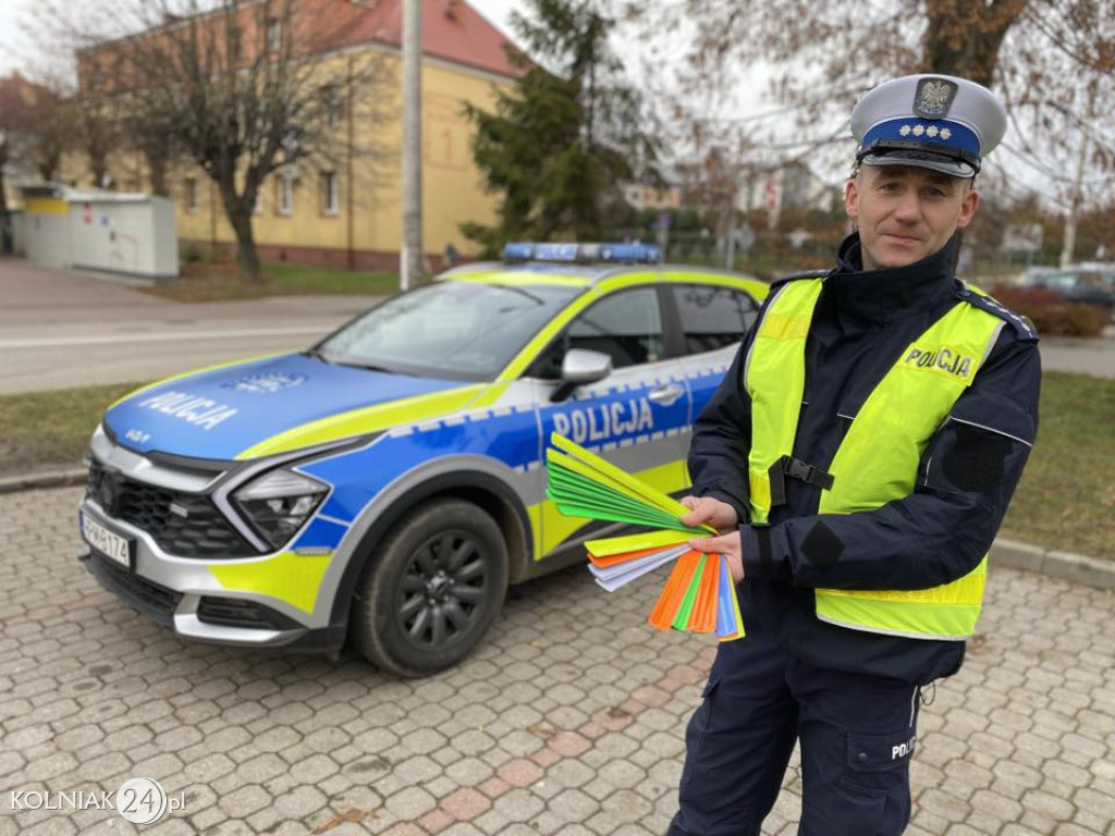 Nośmy odblaski w Kolnie