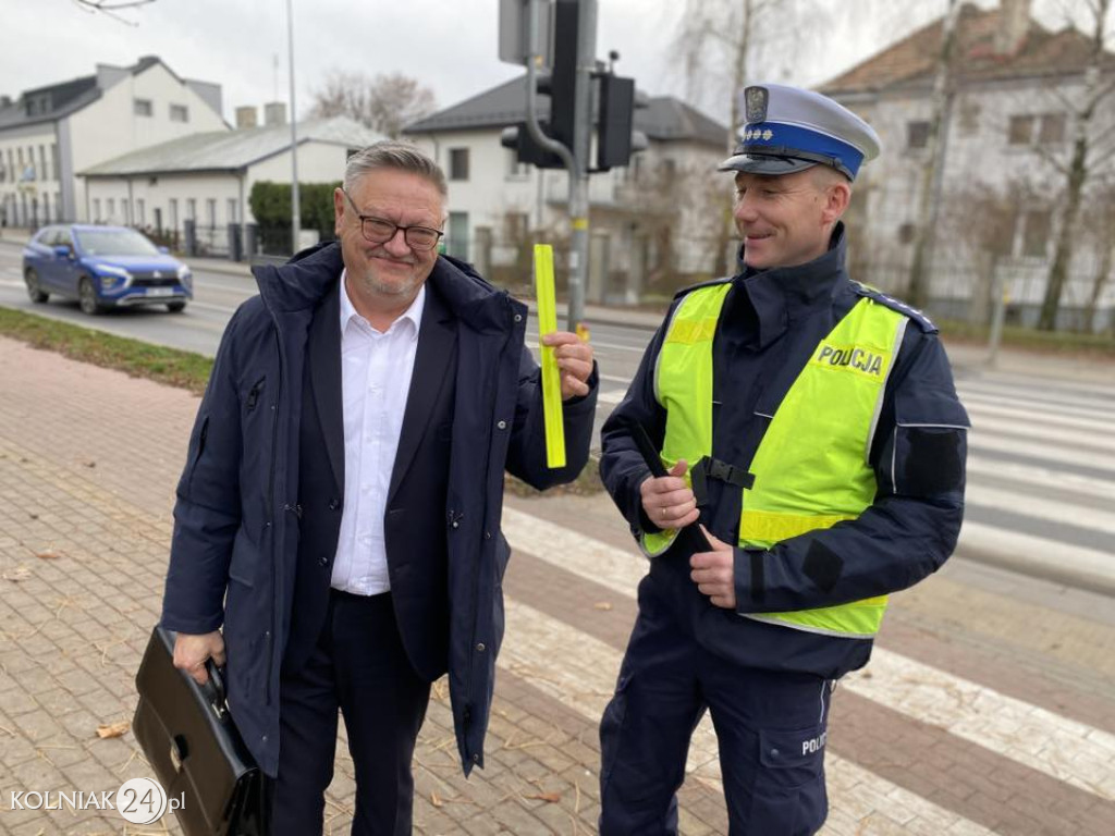 Nośmy odblaski w Kolnie