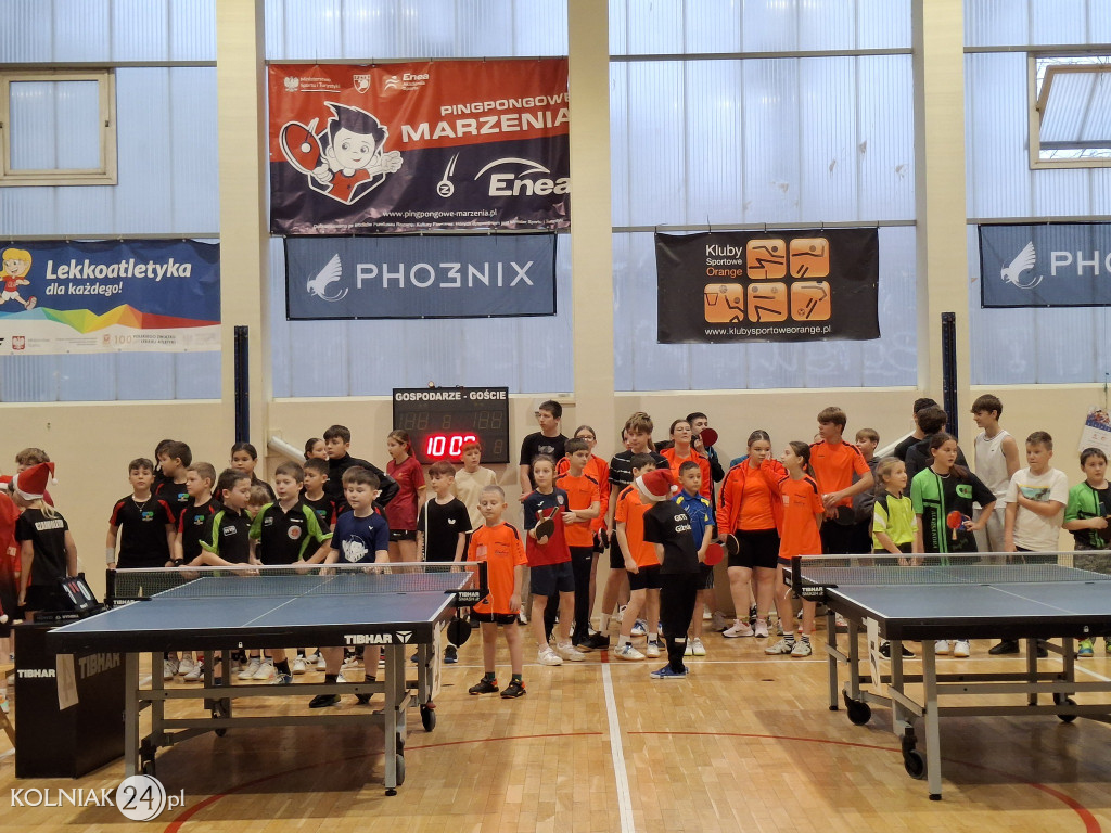 Mikołajkowy  Turniej Tenisa Stołowego