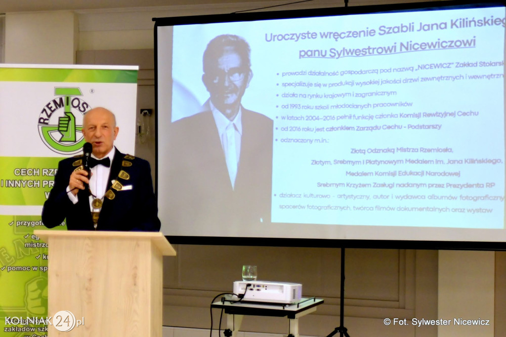 Szabla Kilińskiego dla Sylwestra Nicewicza