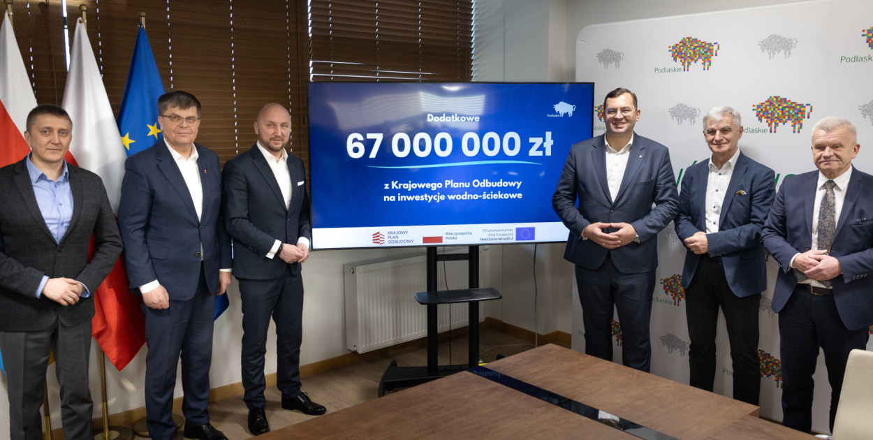 Dodatkowe 67 mln zł z KPO dla Podlaskiego