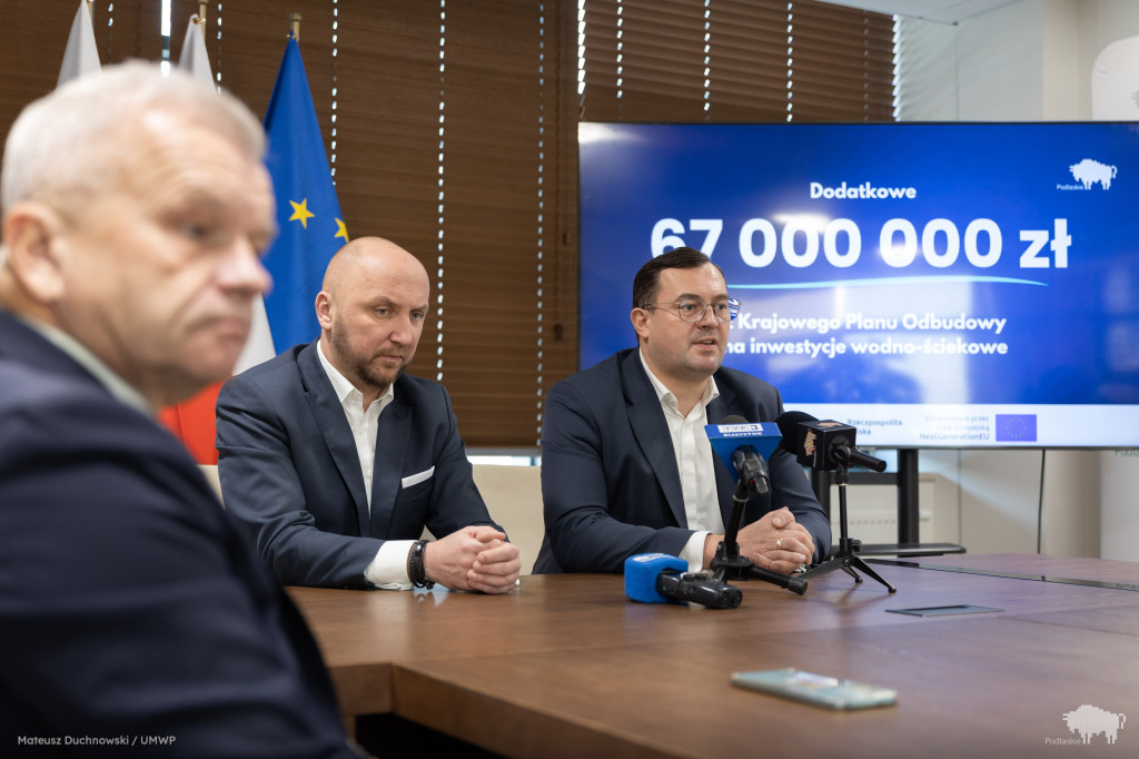 Dodatkowe 67 mln zł z KPO dla Podlaskiego