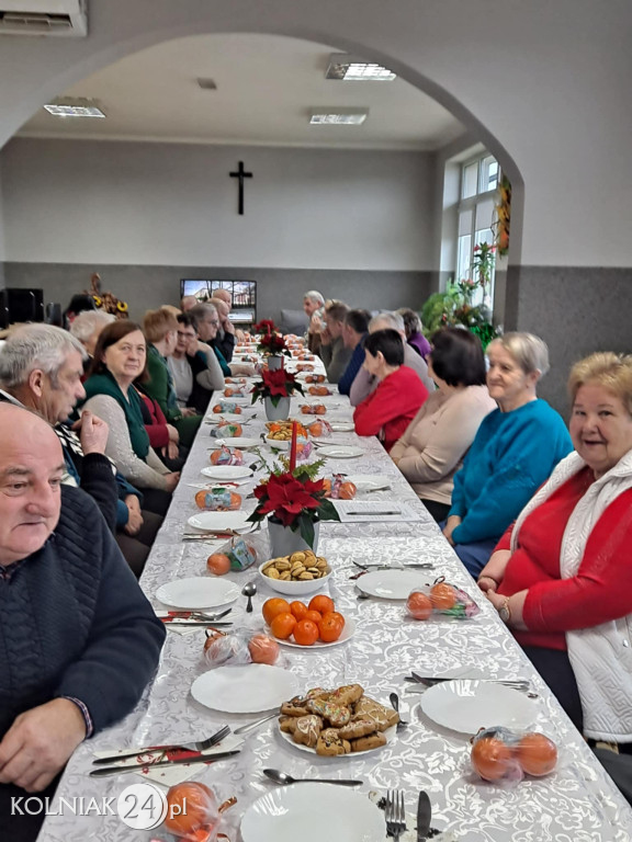 Spotkanie Wigilijne w Klubie Senior+ w Chełchach