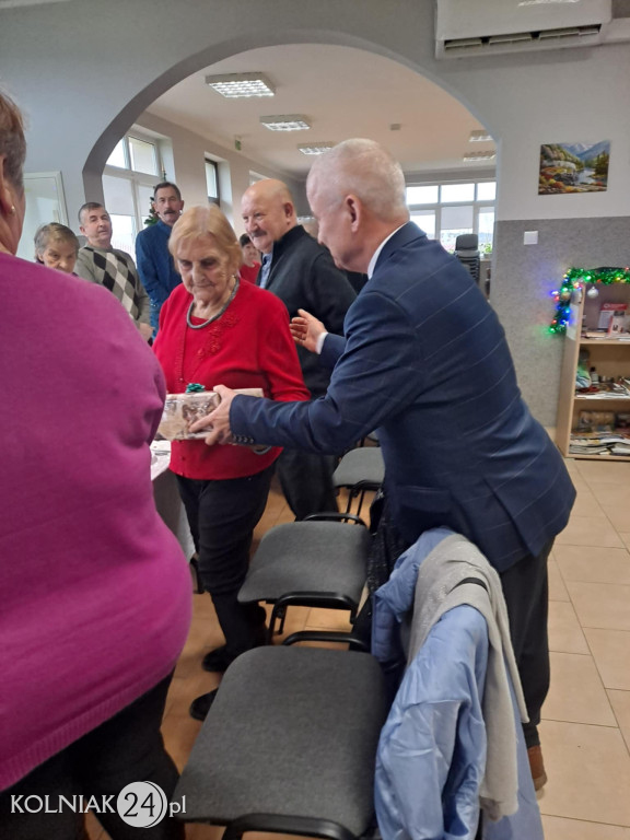 Spotkanie Wigilijne w Klubie Senior+ w Chełchach