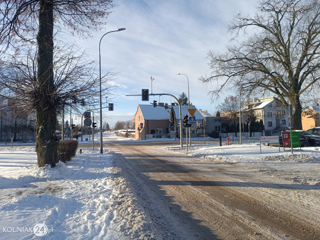 Kolno po opadach śniegu