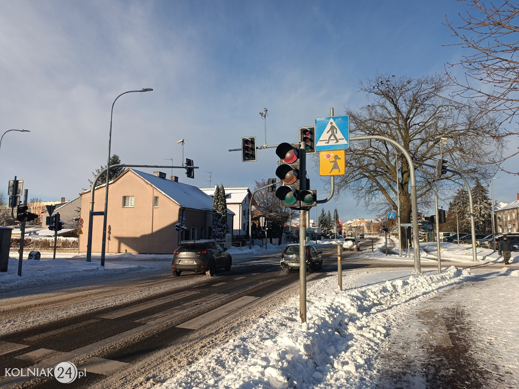 Kolno po opadach śniegu