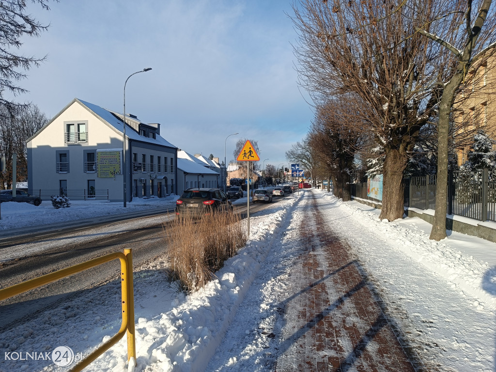 Kolno po opadach śniegu