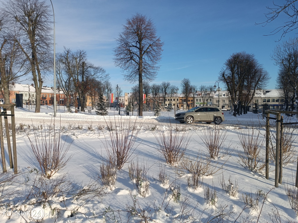 Kolno po opadach śniegu