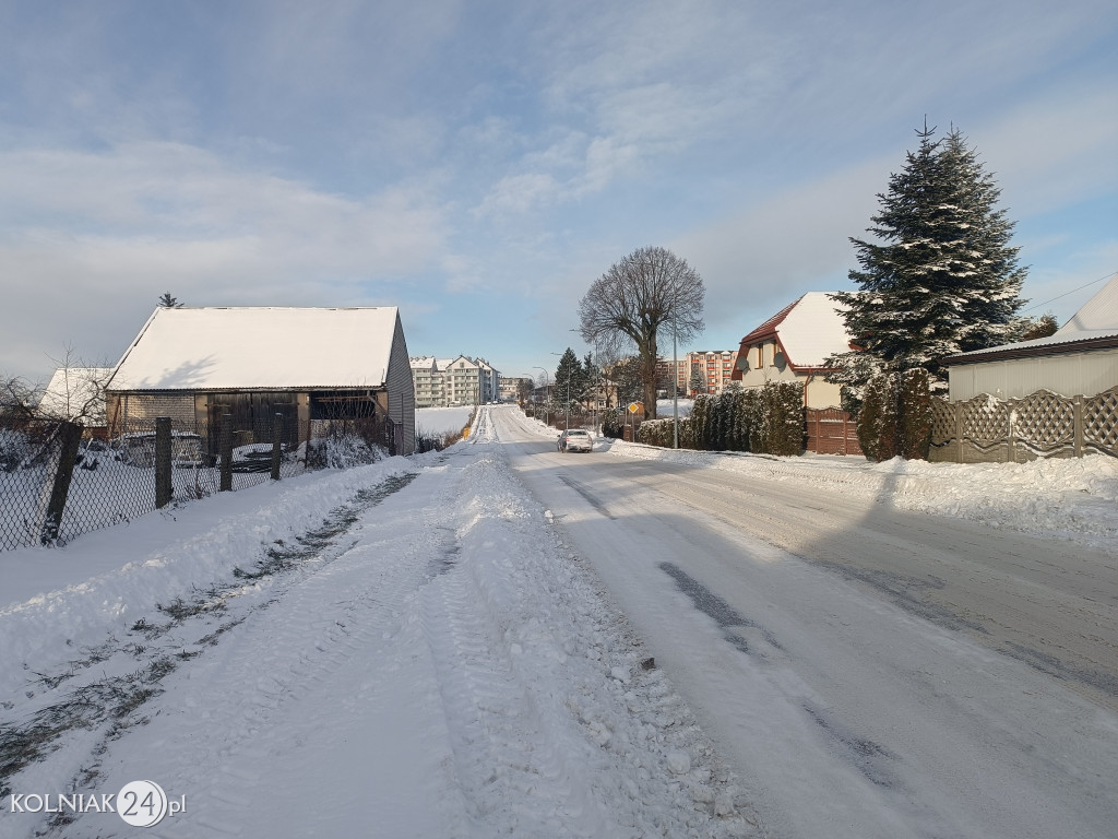 Kolno po opadach śniegu