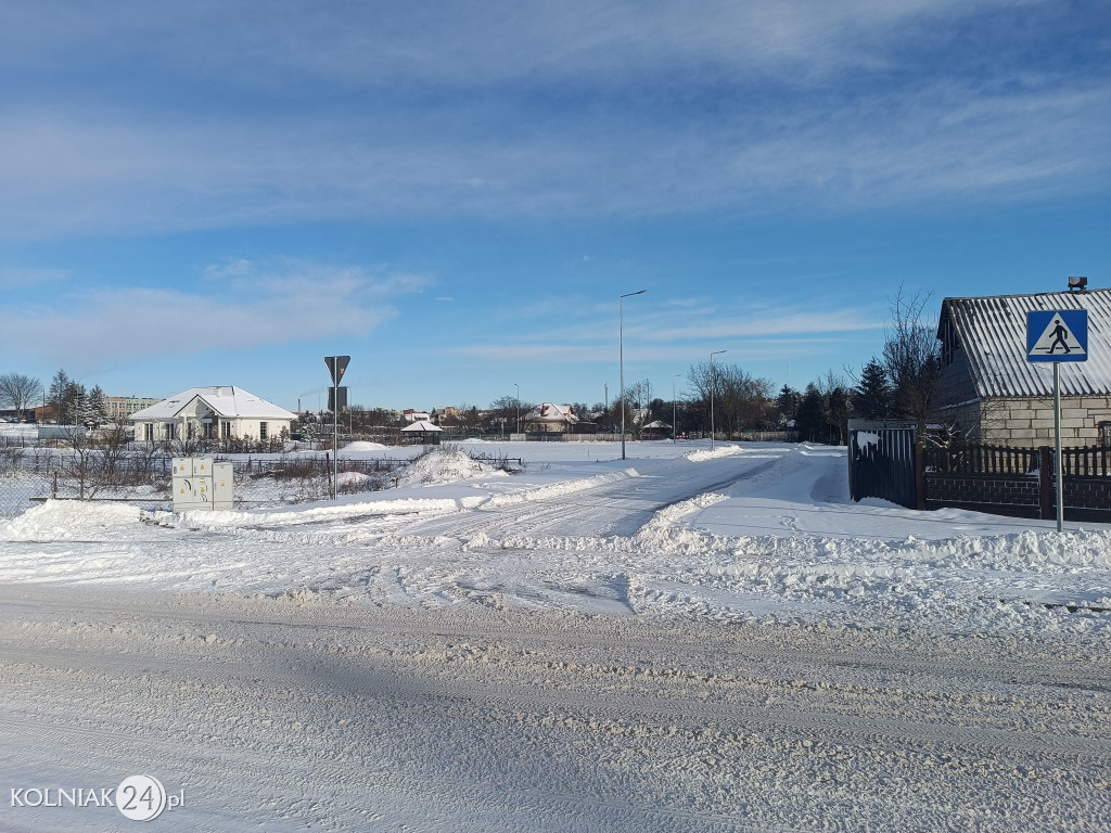 Kolno po opadach śniegu