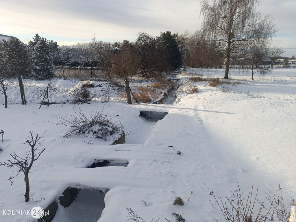 Kolno po opadach śniegu