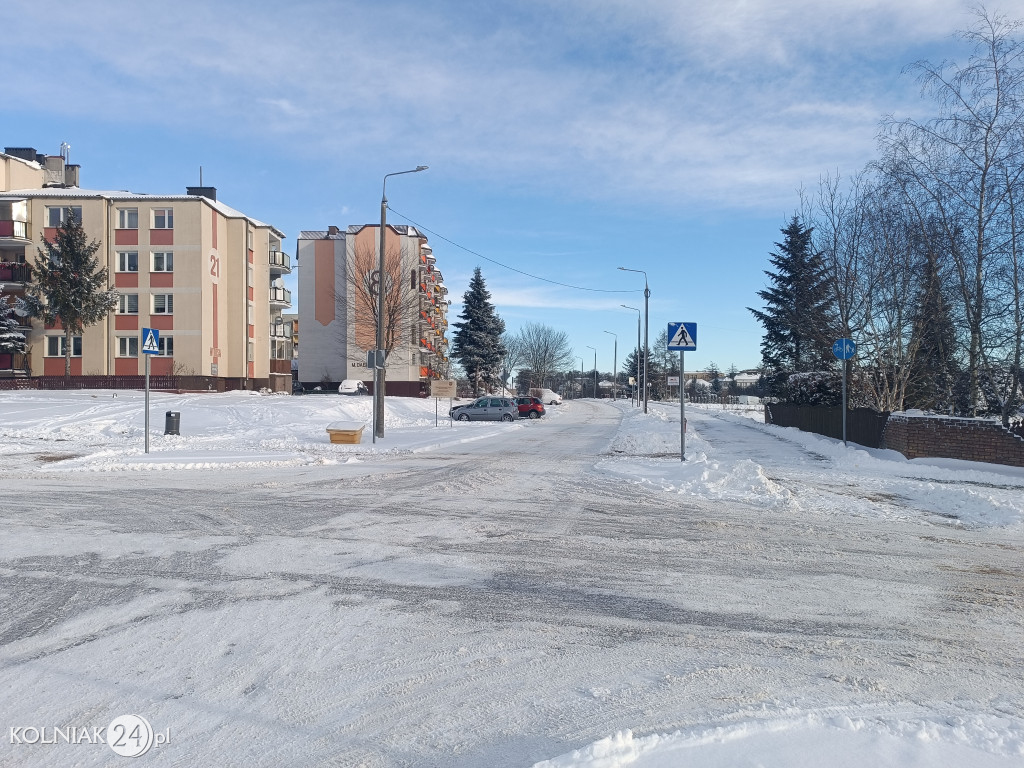 Kolno po opadach śniegu