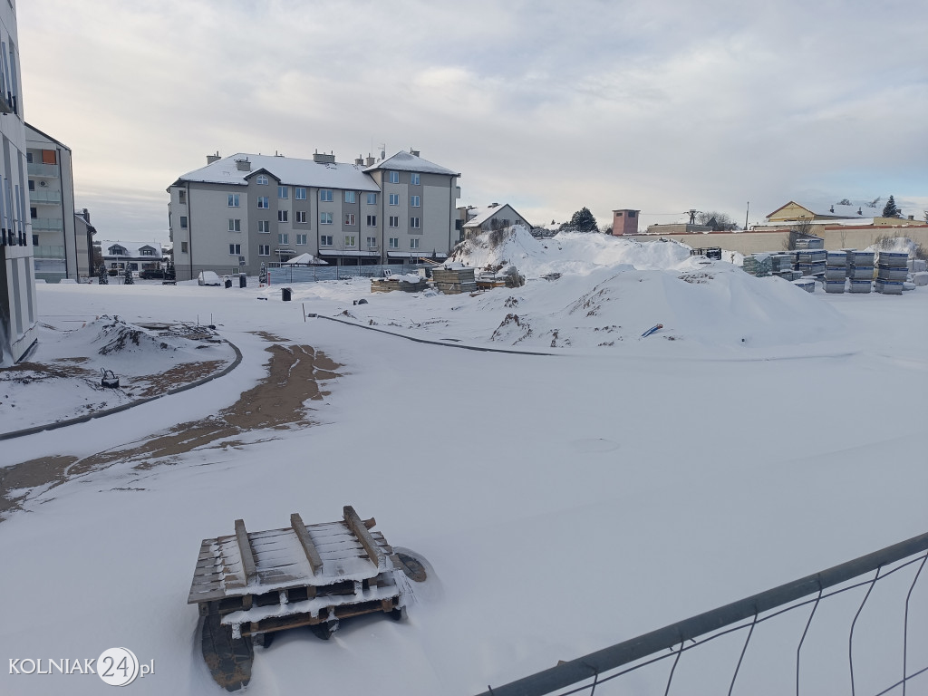 Kolno po opadach śniegu