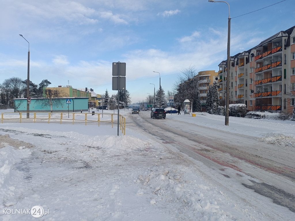 Kolno po opadach śniegu