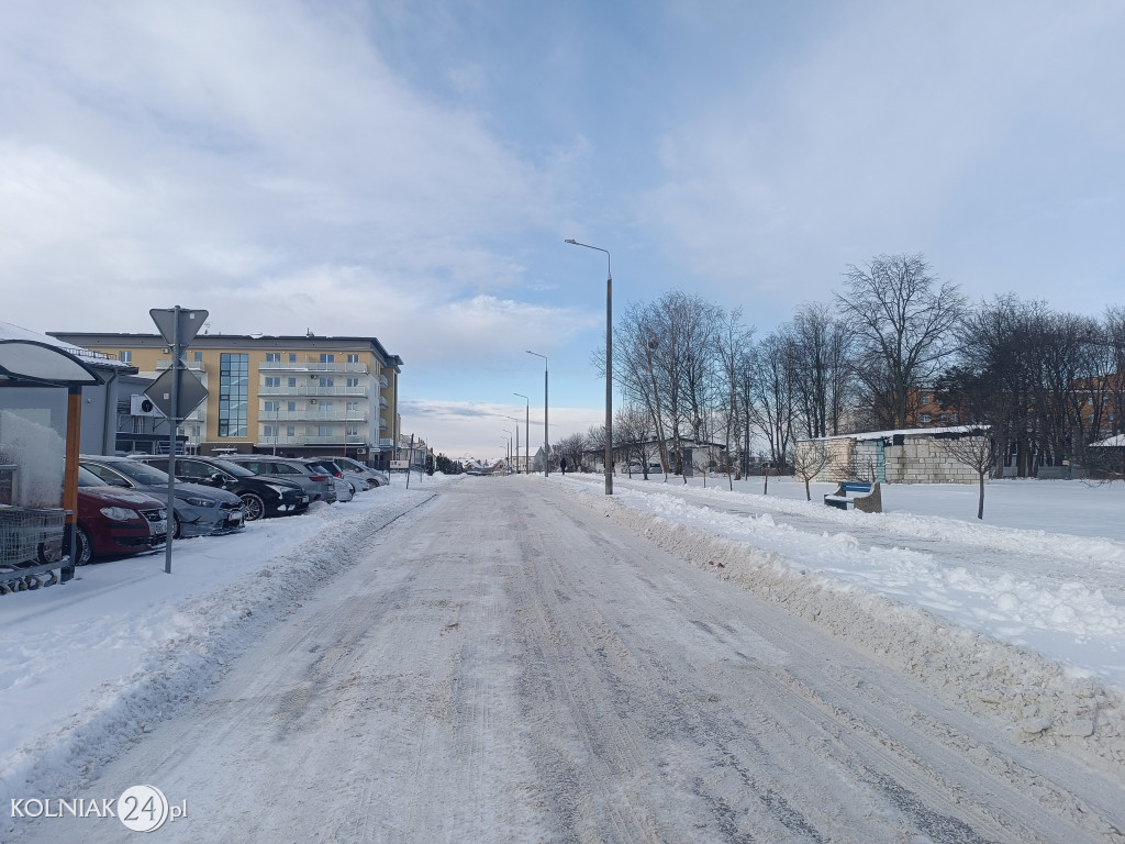 Kolno po opadach śniegu