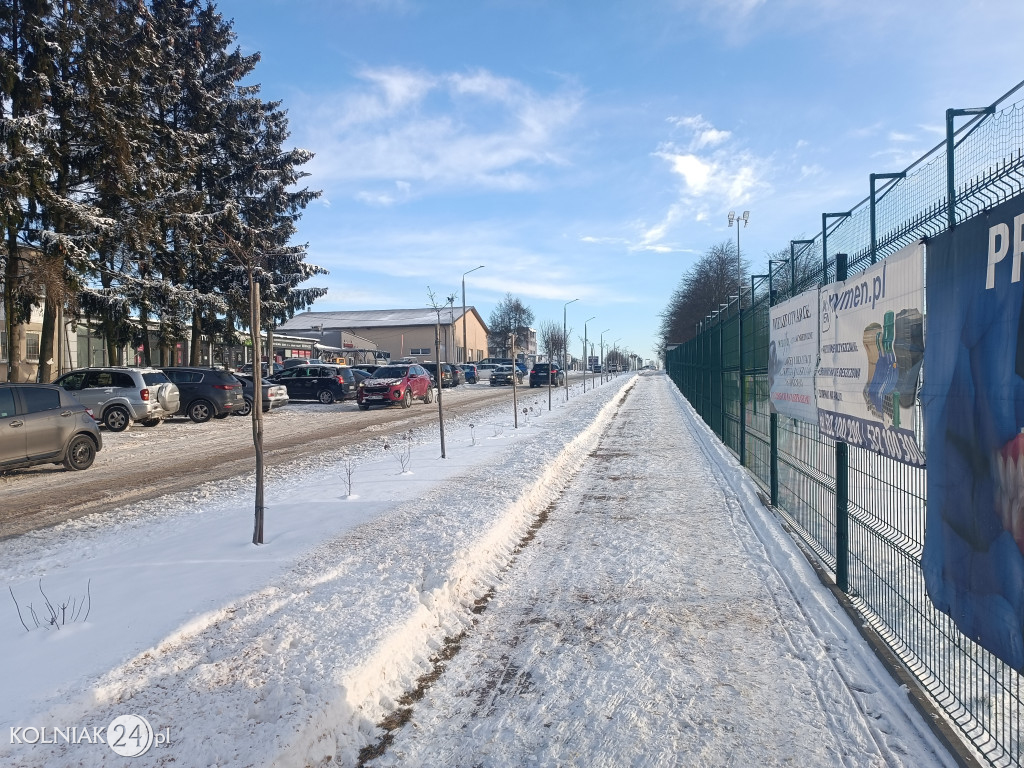 Kolno po opadach śniegu