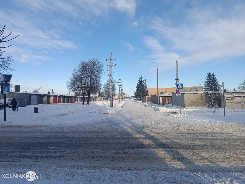 Kolno po opadach śniegu