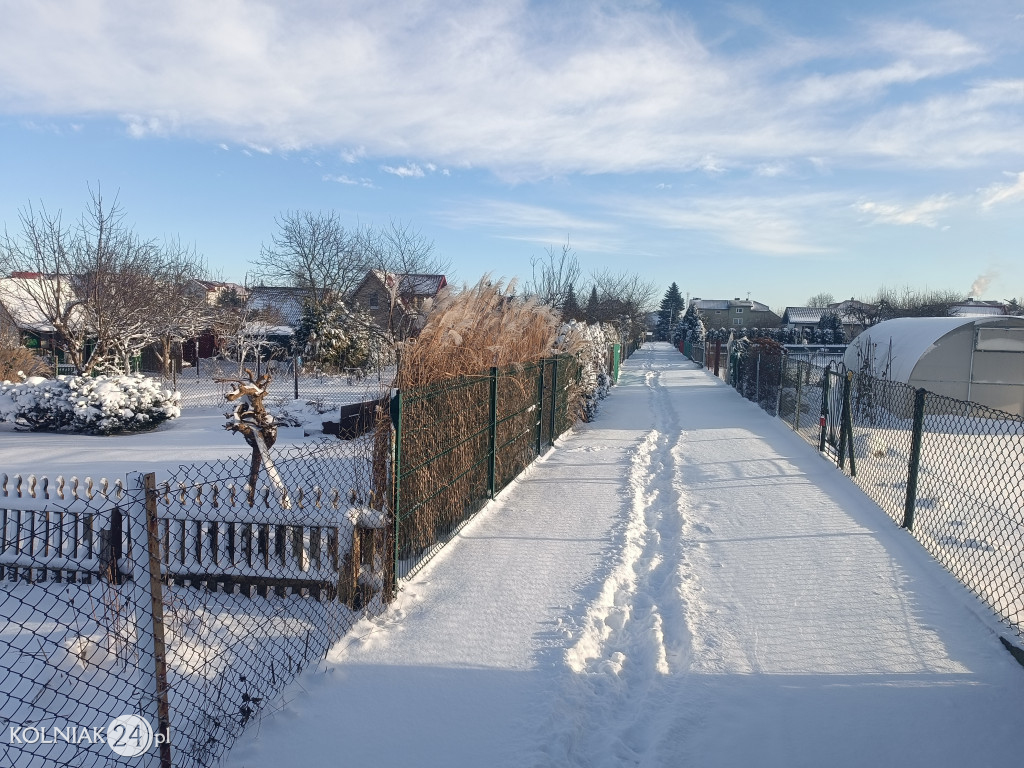 Kolno po opadach śniegu