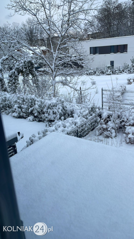 Kolno po opadach śniegu