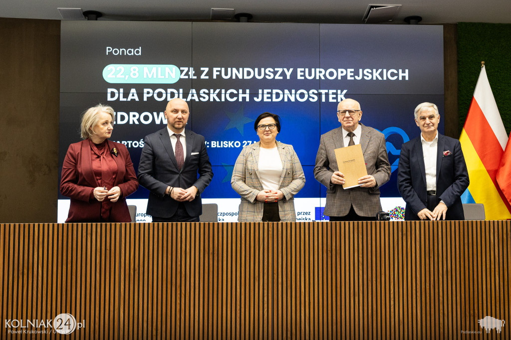 Dotacje dla podlaskich szpitali