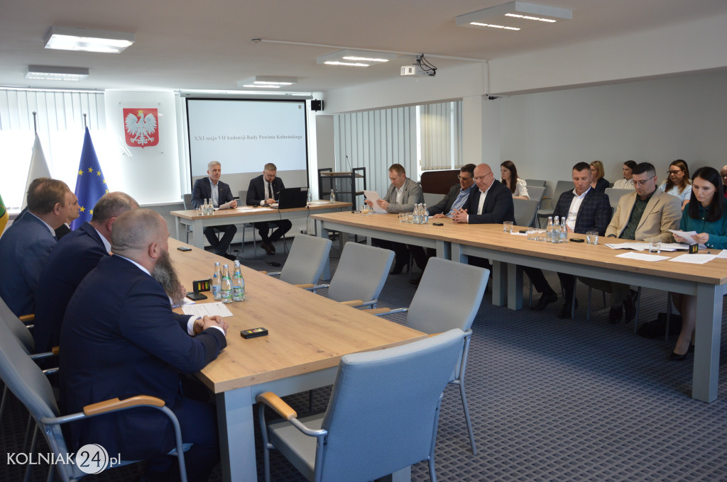 XXI sesja Rady Powiatu Kolneńskiego