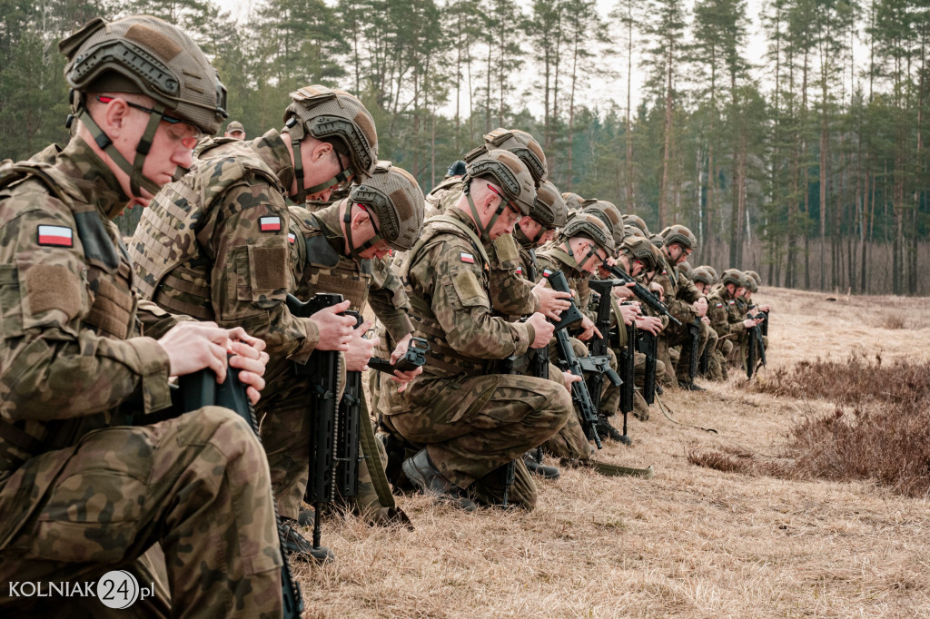 Żołnierze z Kolna na poligonie
