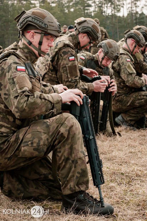 Żołnierze z Kolna na poligonie