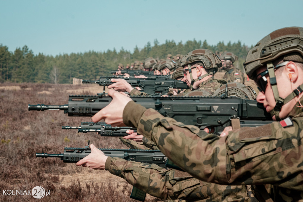 Żołnierze z Kolna na poligonie