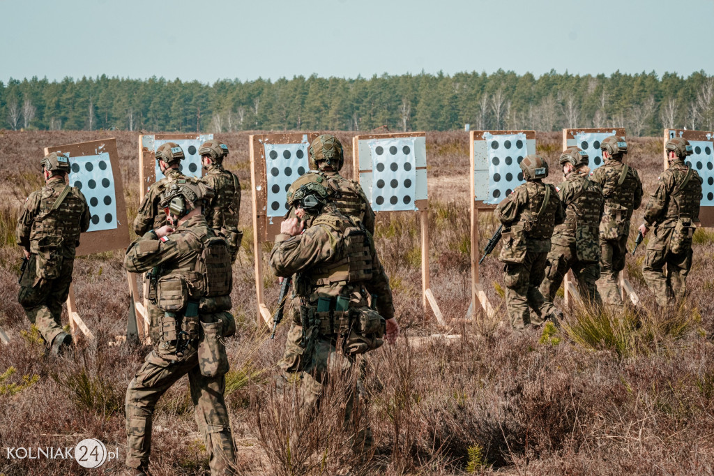 Żołnierze z Kolna na poligonie