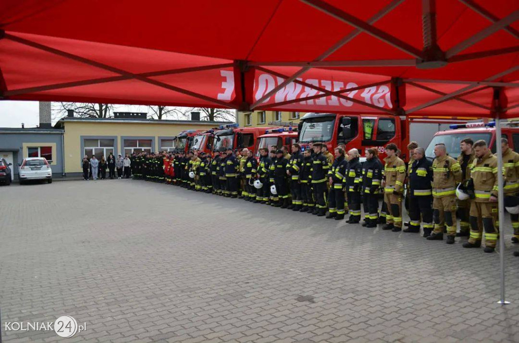 Wiosenne ćwiczenia jednostek OSP w Czerwonem