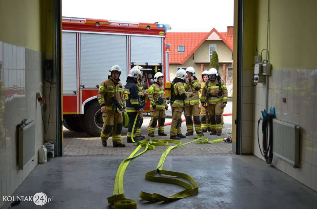 Wiosenne ćwiczenia jednostek OSP w Czerwonem