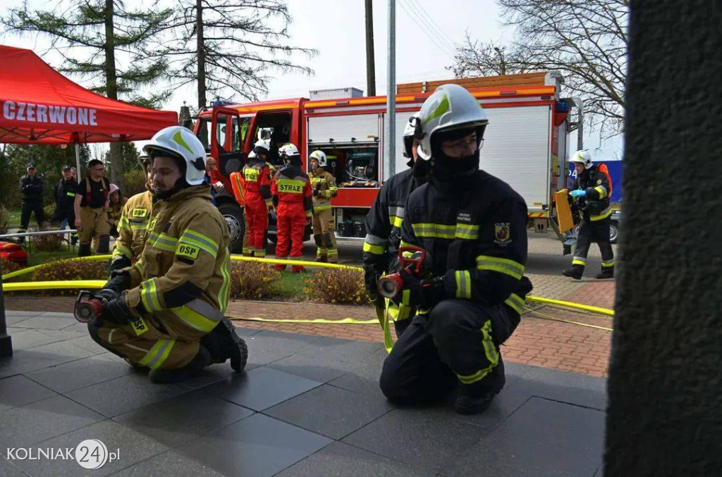 Wiosenne ćwiczenia jednostek OSP w Czerwonem