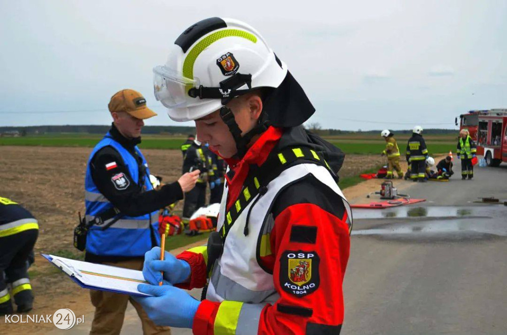 Wiosenne ćwiczenia jednostek OSP w Czerwonem