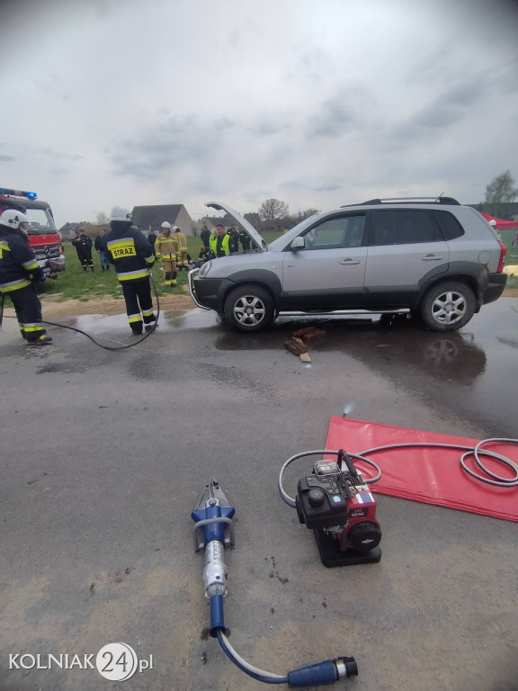 Wiosenne ćwiczenia jednostek OSP w Czerwonem
