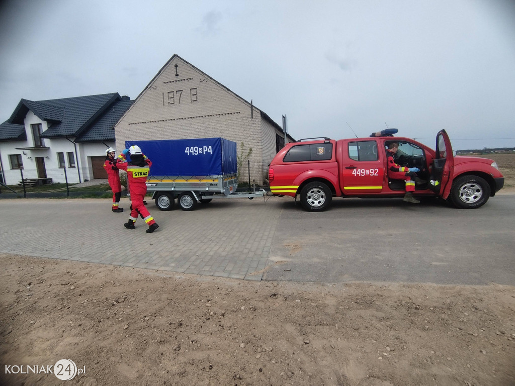 Wiosenne ćwiczenia jednostek OSP w Czerwonem