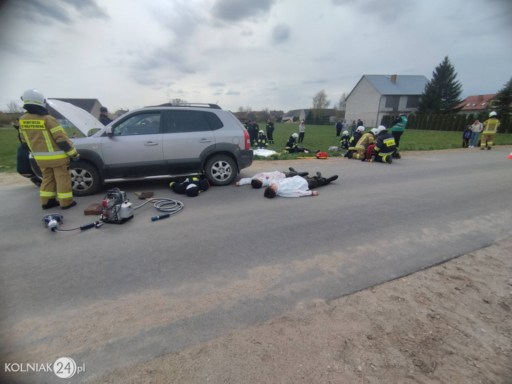 Wiosenne ćwiczenia jednostek OSP w Czerwonem