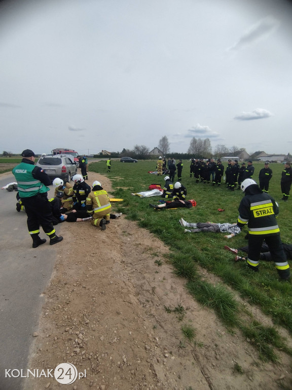 Wiosenne ćwiczenia jednostek OSP w Czerwonem